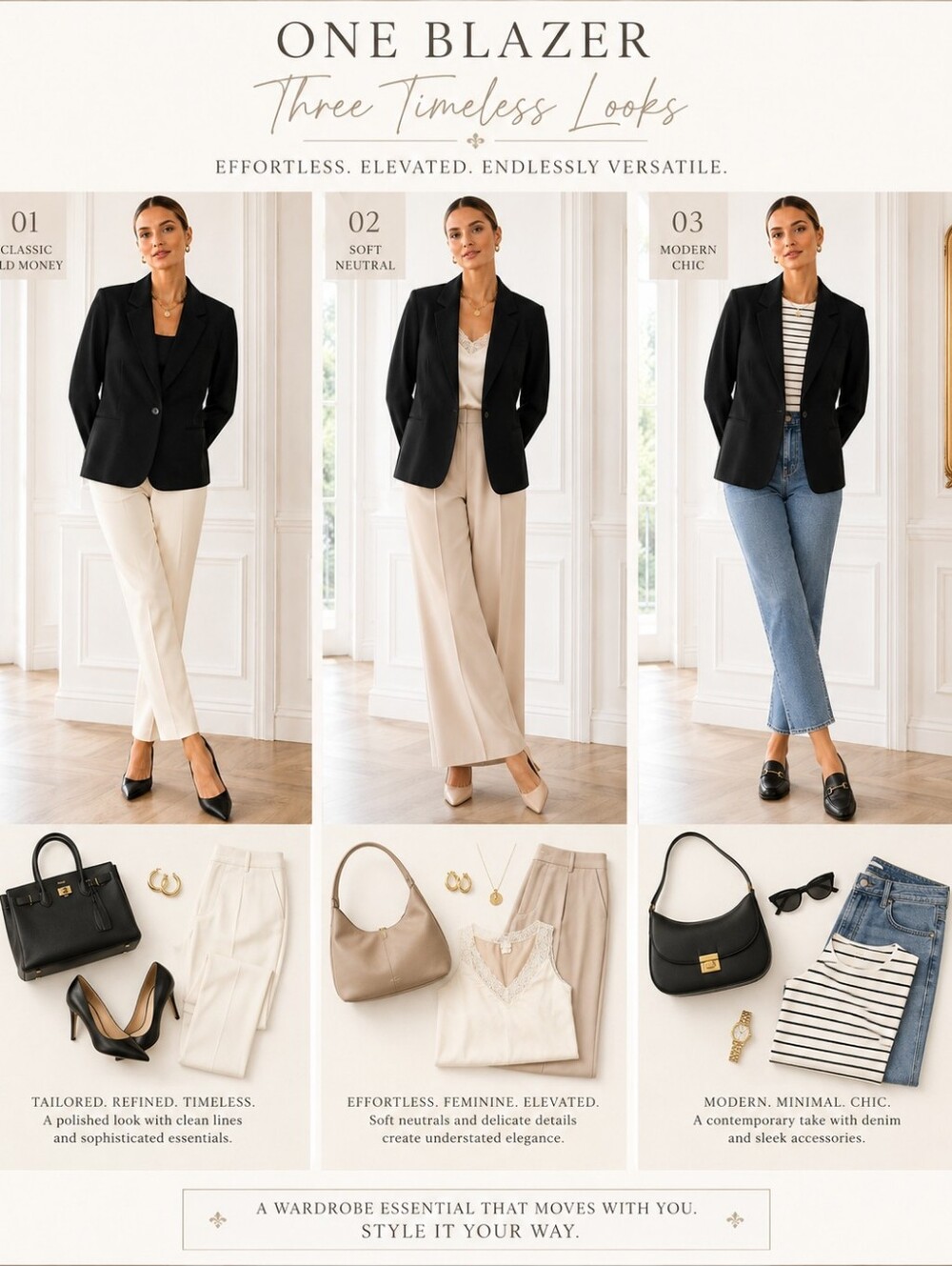 Nine West Black One Button Blazer Size 10 Tailored Career Office Jacket Classic - Picture 3 of 8